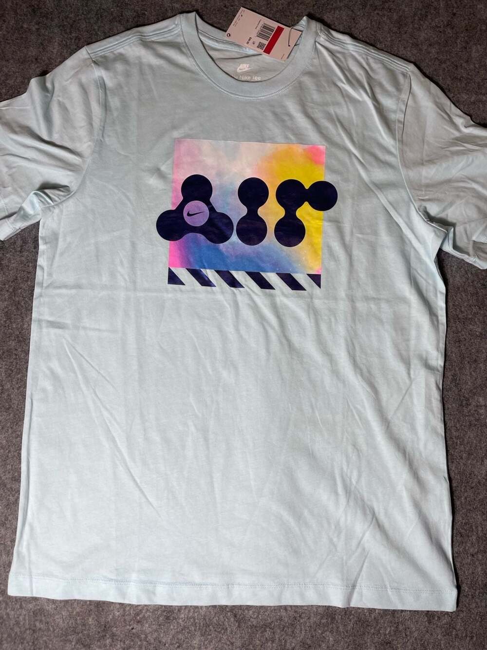 Nike The Nike Tee Men's T-Shirt - Glacier Blue - Size L